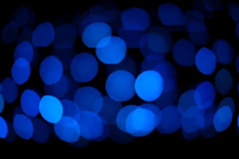Blue circular light pattern Stock Photos