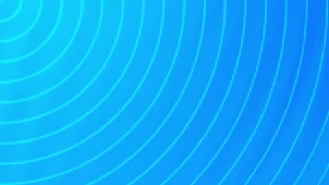 Blue Circular Line Pattern Background Loop. Stock Footage 286433931