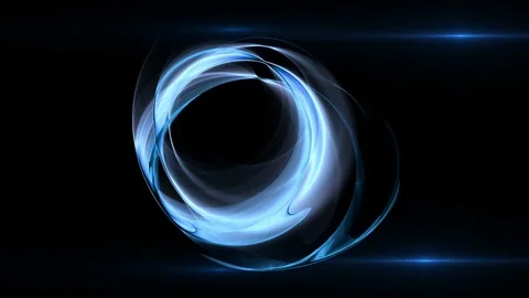 Blue Circular Motion 動画素材 87439205