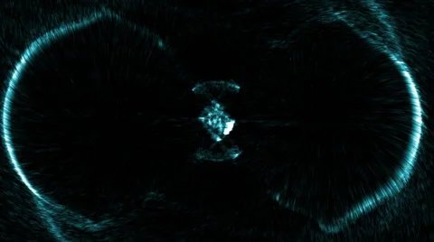 Blue circular motions 스톡 동영상 53832798