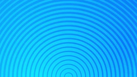 Blue Circular Pattern Background Loop. Stock Footage 286426037