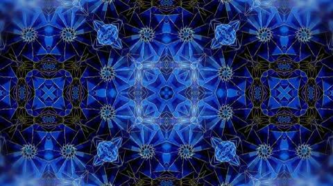 Blue - Circular Step - Many and Rotate Stock Footage 10681538