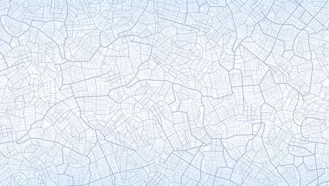 Blue city area, background map, streets. Skyline urban panorama. Cartography Stock Illustration