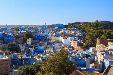 Blue City Foto stock