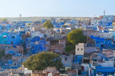 Blue City Foto stock