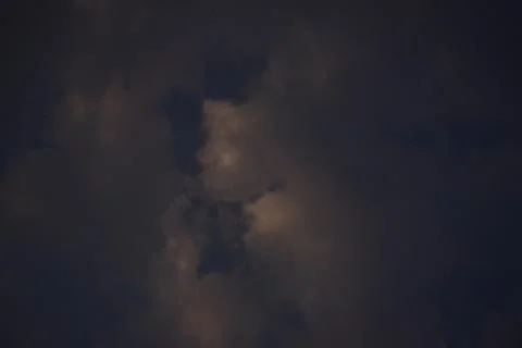 Blue clean sky with white cloud Stock Photos
