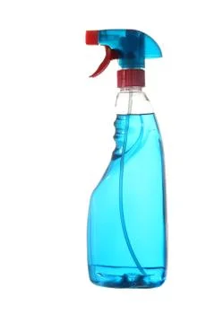 Blue Cleaning Fluid Foto stock