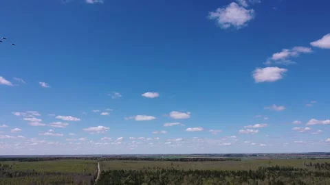 Blue clear sky Stock Footage 171863532