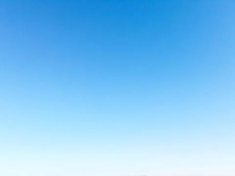 Blue clear sky, gradient background Foto stock
