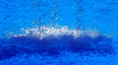 Blue clear water Stock Footage 6804782