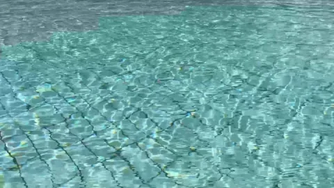 Blue clear water wave texture with checkered pattern 4k Stock Footage 246460984