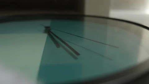 Blue clock. Real time. Time concept. Stock Footage 172386559