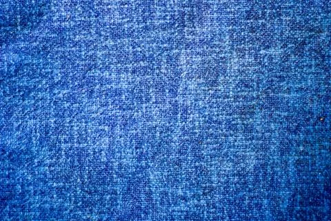 Blue cloth cover textile texture as a background. Stock Photos