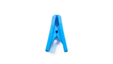 The blue clothes peg Stock Photos