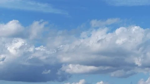 Blue cloud footage Stock Footage