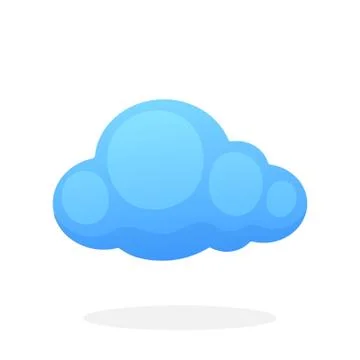 Blue cloud Stock Illustration