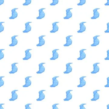 Blue cloud pattern creating sky background design Stock Illustration