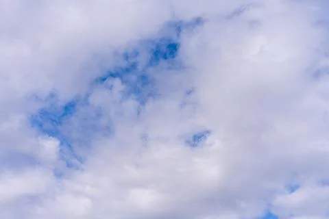 Blue cloud sky background. Nature pattern.  Weather concept 写真素材