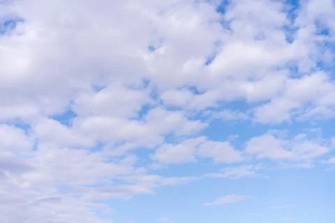 Blue cloud sky background. Nature pattern.  Weather concept 写真素材