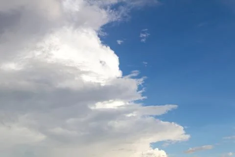 Blue clouds and sky. Stock Photos