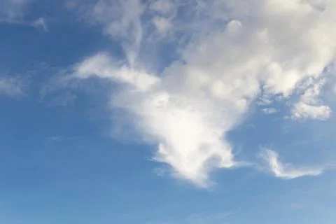 Blue clouds and sky. Stock Photos