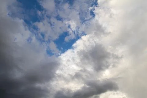 Blue clouds and sky. Foto stock