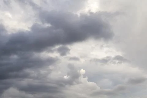 Blue clouds and sky. Stock Photos