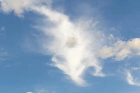 Blue clouds and sky. Stock Photos
