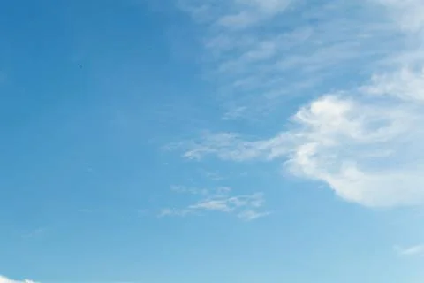 Blue clouds and sky. Stock Photos