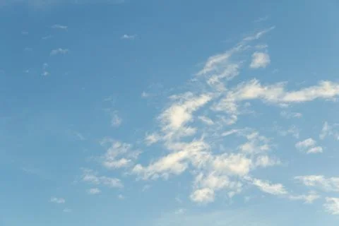 Blue clouds and sky. 스톡 사진