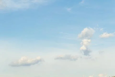Blue clouds and sky. 스톡 사진