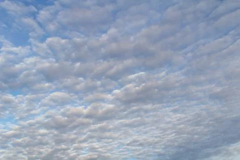 Blue clouds and sky. Stock Photos