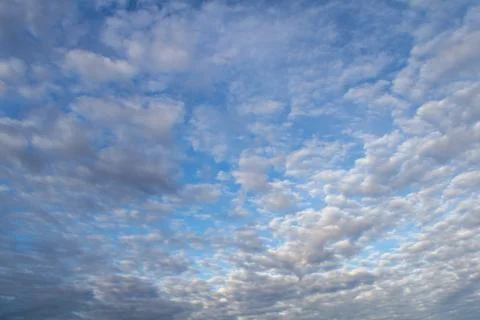 Blue clouds and sky. Stock Photos