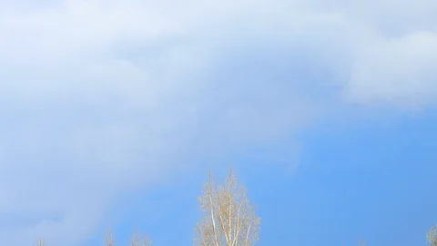 Blue clouds and sky, sun rays Stock Footage 89791548