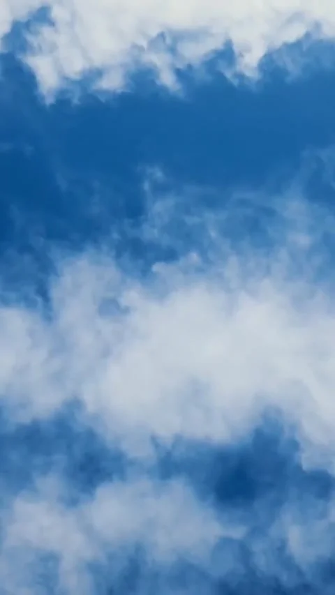 Blue clouds and white sky Stock Footage 229911206