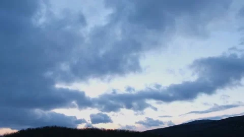 Blue clouds background. Solid cloud cover. Video stock 170996739