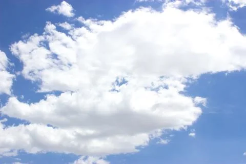 Blue clouds with clouds Stock Photos