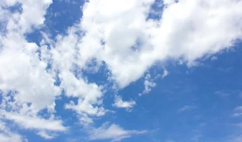 Blue clouds with clouds Stock Photos