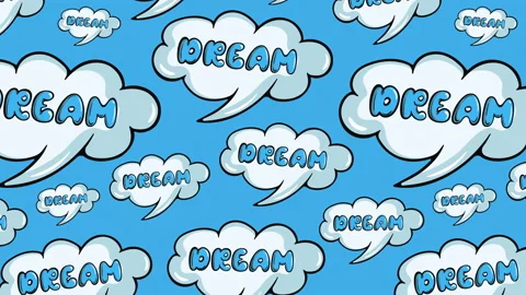 Blue clouds of a dream Stock Footage 92158340