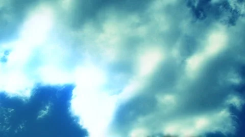 Blue clouds Stock Footage 2381158