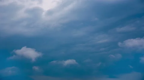 Blue Clouds Stock Footage 41494343