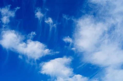 Blue clouds Stock-Fotos