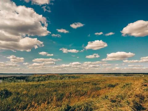 Blue clouds Stock Photos