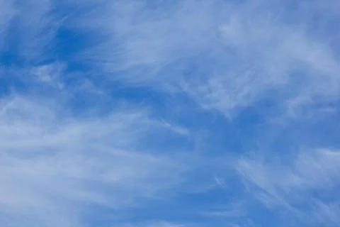 The blue clouds Stock Photos