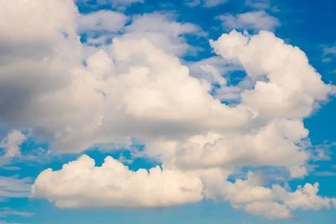 Blue clouds sky Stock Photos