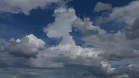 Blue clouds sky time lapse cloud Cloudscape time lapse cloudy. 스톡 동영상 110122283