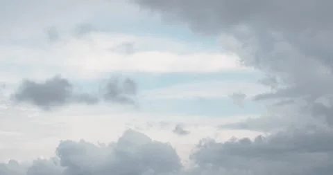 Blue clouds in windy weather Stock Footage 133720477