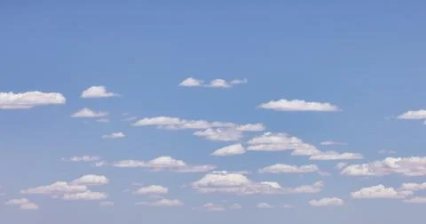 Blue Cloudy Sky over the desert of Arizona, United States of America. Stock Photos