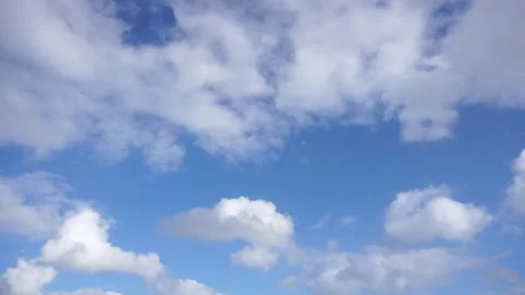 Blue Cloudy Sky part 5 Video stock 139018589