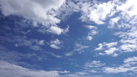 Blue Cloudy Sky part 8 Stock Footage 139021272